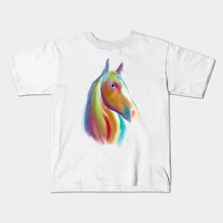 Horse of Many Colors Kids T-Shirt